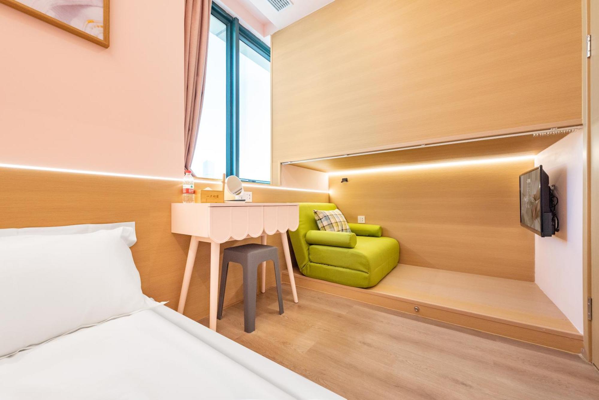 Lemon Hotel - Metro Line 1 Line 7 Changshu Road 200 Meters Shanghái Exterior foto